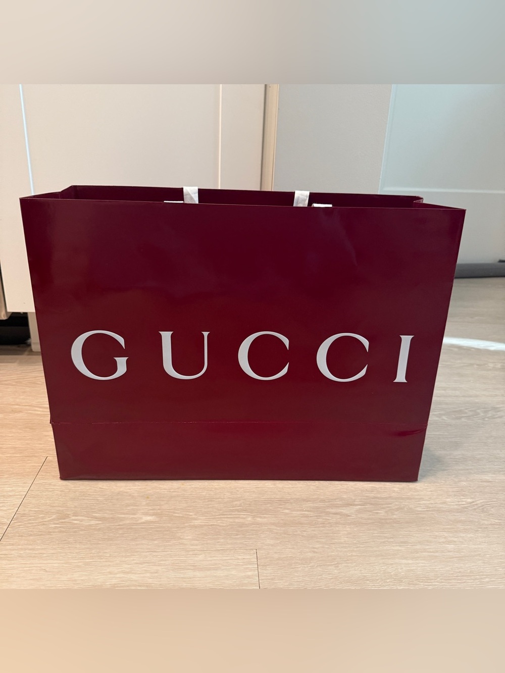 Gucci Large Red Shopping Bag